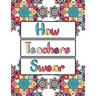 How Teachers Swear: An Adult Coloring Book, Clean Swear Word Teacher Coloring Book