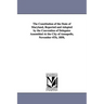 The Constitution of the State of Maryland, Reported and Adopted by the Convention of Delegates Assembled at the City of Annapolis, November 4th, 1850,