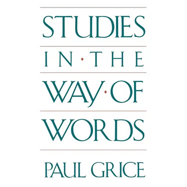 Studies in the Way of Words
