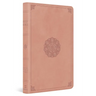 ESV Thinline Bible, Thumb Indexed (Trutone, Blush Rose, Emblem Design)