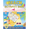 Beach activity book for kids ages 3-8: beach gift for kids ages 3 and up