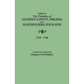Index to the Tithables of Loudoun County, Virginia, and to Slaveholders and Slaves, 1758-1786