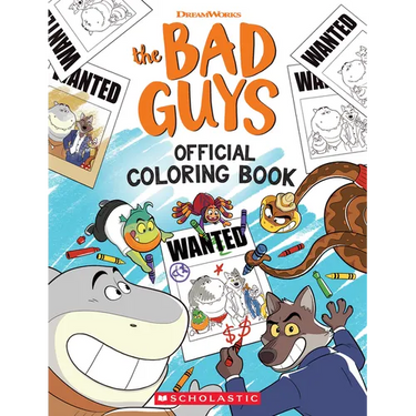 Bad Guys Coloring Book
