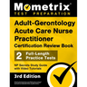 Adult-Gerontology Acute Care Nurse Practitioner Certification Review Book - 2 Full-Length Practice Tests, NP Secrets Study Guide with Video Tutorials: