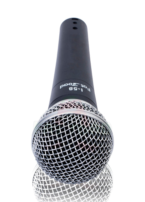 Cardioid Dynamic Microphones & Clips (6 Pack) by FAT TOAD - Professional Vocal Handheld, Unidirectional Mic - Singing Microphone Designed for DJ Stage by GeekStands.com