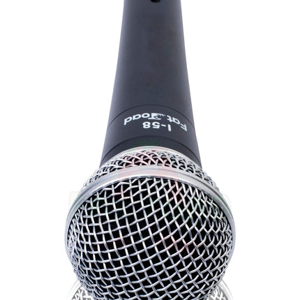 Cardioid Vocal Microphones with XLR Mic Cables & Clips (6 Pack) by FAT TOAD - Dynamic Handheld by GeekStands.com