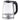 1100-Watt Glass Electric Cordless Kettle With Stainless Accents
