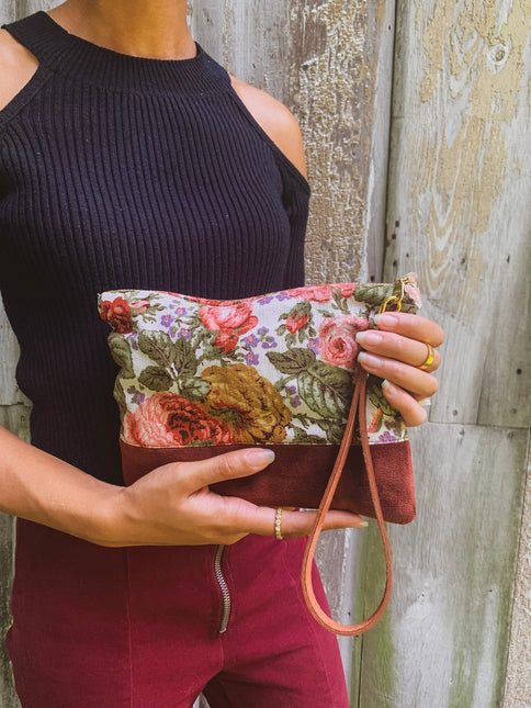 The Fall Bouquet Wristlet Purse by Ash & Rose