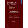 DICTIONARY LEGAL and ECONOMICS ENGLISH GERMAN