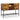 Industrial Kitchen Buffet Sideboard with Wine Rack and 2 Doors-Rustic Brown