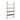 4-Tier Industrial Ladder Bookshelf with Metal Frame-Coffee