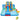 Inflatable Water Slide Water Park with Long Slide and Splash Pools and Ball Pit with 735W Blower