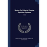 Notes On Liberty Engine Ignition System: 1919