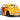 1959 Volkswagen Beetle Taxi Yellow and Blue "Oscar's Taxi Service" and Oscar the Grouch Diecast Figure "Sesame Street" "Hollywood Rides" Series 1/24 Diecast Model Car by Jada