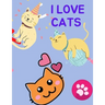 I love Cats: Color and doodle all kinds of kittens in this too-cute coloring book