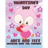 Valentine's Day ABC's and 123's: Coloring Book for Toddlers