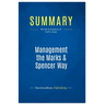 Summary: Management the Marks & Spencer Way: Review and Analysis of Sieff's Book
