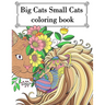 Big Cat Small Cat Coloring Book: Adult Teen Colouring Page Fun Stress Relief Relaxation and Escape