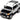 2007 Toyota FJ Cruiser Titanium Silver Metallic with White Top and Roofrack "Classic Gold Collection" Series Limited Edition 1/64 Diecast Model Car by Johnny Lightning