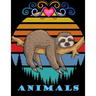 Animals: An adult coloring book: stress relieving designs