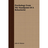 Psychology from the Standpoint of a Behaviorist