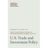 U.S. Trade and Investment Policy