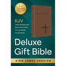 KJV Holy Bible: Deluxe Gift Bible - Brown Cross: King James Version Bible