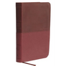 NKJV, Value Thinline Bible, Compact, Imitation Leather, Burgundy, Red Letter Edition