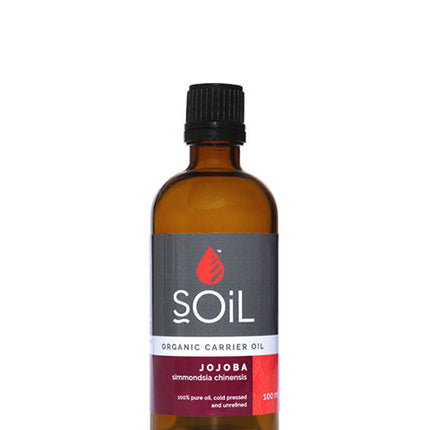 Organic Jojoba Oil (Simmondsia Chenensis) 100ml by SOiL Organic Aromatherapy and Skincare