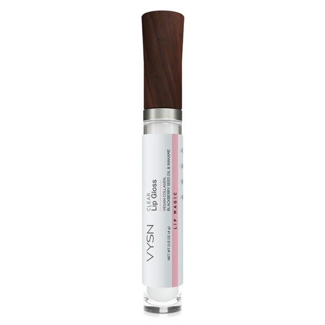 Lip Gloss - Gradual Plumping - Vegan Collagen, Blackberry Seed Oil & Wakame - 0.13 oz