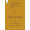 Report on Foreign Manoeuvres in 1912