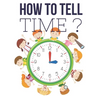 How to Tell Time ?: Interactive Time Telling Games for Kids, telling the time workbook, Ages 6 to 8, 1st and 2nd Grade.