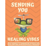 Sending You Healing Vibes: Get Well Gift For Women, Men & Kids The Best After Surgery Gift: 100 Easy Sudoku And Wordsearch Puzzle Book 8.5'x11" L
