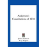 Anderson's Constitutions of 1738