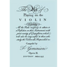 The Art of Playing on the Violin. [Facsimile of 1751 edition].