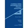 Conducting Interpretive Policy Analysis