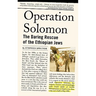 Operation Solomon: The Daring Rescue of the Ethiopian Jews
