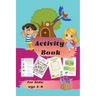 Activity book for kids ages 4-8: Mazes, Dot-to-Dots, Coloring, Word Search, Crossword Puzzles
