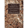 The Text of Habakkuk in the Ancient Commentary From Qumran