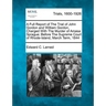 A Full Report of the Trial of John Gordon and William Gordon, Charged with the Murder of Amasa Sprague; Before the Supreme Court of Rhode-Island, Marc