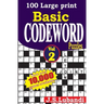 100 Large Print Basic Codeword Puzzles 2
