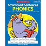 Scrambled Sentences: Phonics: 40 Hands-On Pages That Boost Early Reading & Handwriting Skills
