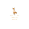 Dogs Are My Favorite People: Cute Family Gift Idea for dogs lover Border Collie: Lined Notebook - journal (6 - 9) - 110 Pages - Matte notebook