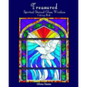 Treasured: Spiritual Stained Glass Windows Coloring Book