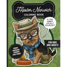 Hipster Norwich Terrier Coloring Book- Funny Dog Puns For Kids And Adults: Anti stress activity pages filled with memes of cute Norwich Terrier puppie