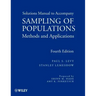 Sampling of Populations: Methods and Applications, Solutions Manual