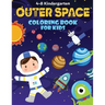 Outer Space Coloring Book: Fun, and Educational Activity Book for Children with Solar System, Planets, Spaceships, Aliens, Meteors, Astronauts, a