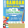 Learn Samoan While Having Fun! - For Adults: Easy to Advanced - Study 100 Essential Thematics with Word Search Puzzles - Vol.1