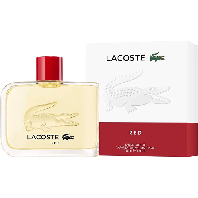 Lacoste Red 4.2 oz EDT for men by LaBellePerfumes