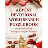 Advent Devotional Word Search Puzzle Book: 27 Advent Readings to Prepare you for Christmas